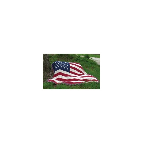 Picture of Manual Woodworkers and Weavers ASST23 Stars and Stripes Tapestry Throw Blanket Fashionable Jacquard Woven 50 X 60 in.