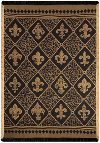 Picture of Manual Woodworkers and Weavers ETFLDL Cambridge Damask Throw Blanket Jacquard Woven- 50 X 60 in.