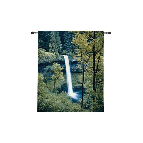 Picture of Manual Woodworkers and Weavers HWGSLF Silver Falls Tapestry Wall Hanging Vertical 35 X 42 in.