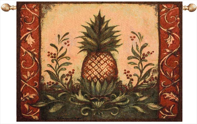 Picture of Manual Woodworkers and Weavers HWRHPV Rhapsody Verde Tapestry Wall Hanging Horizontal 36 X 26 in.
