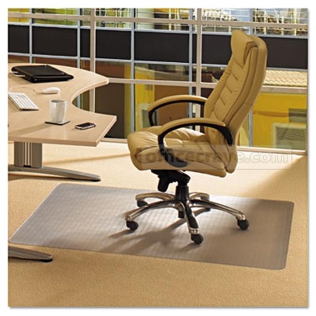Floortex Cleartex PF1115225EV Phthalate Free Pvc Rectangular Chair Mat For Lo...