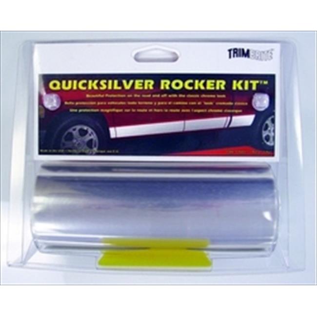 Trimbrite T1830 Quick-Silver- 6 in. x 16 ft. Chrome- Rocker Kit