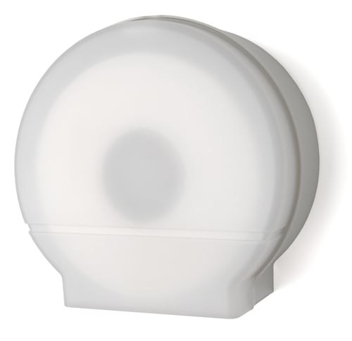 Single 9 In. Jrt Dispenser With 2 - 0.75 In. Mandrel And 3 - 0.37 In. Adaptor-White