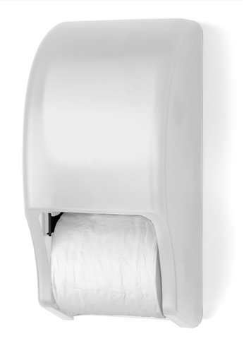 Two Roll Standard Tissue Dispenser-White