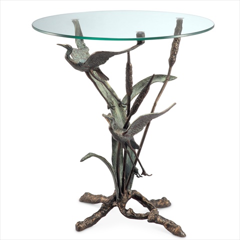 San Pacific International Crane Pair In Flight End Table