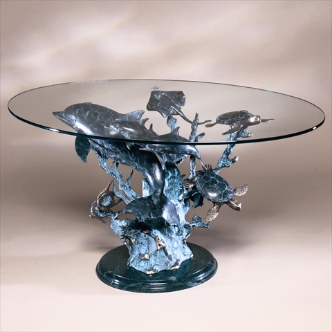 Picture of SPI Home 30305 Dolphin Seaworld Coffee Table