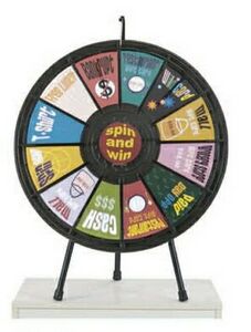 Picture of Games People Play 63000 12 Slot Tabletop Prize Wheel Game 31 in. Diameter