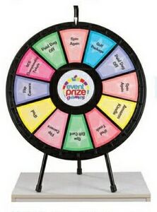Picture of Games People Play 63005 12 to 24 Adaptable Tabletop Prize Wheel Game 31 in. Diameter