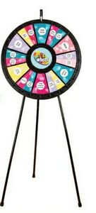 12 to 24 Slot Floor Stand Prize Wheel Game 31 in. Diameter -  Games People Play, GA566225