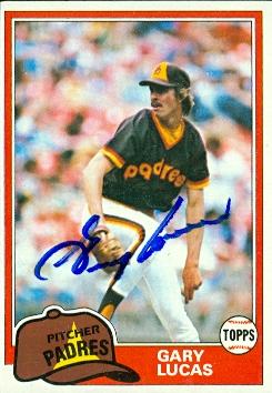 71903 Gary Lucas Autographed Baseball Card San Diego Padres 1981 Topps No . 436 -  Autograph Warehouse