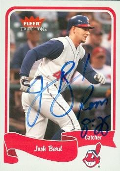 Josh Bard autographed Baseball Card (Cleveland Indians) 2004 Fleer Tradition #363 - Autographed Baseball Cards