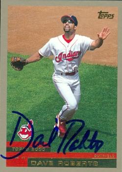 Dave Roberts autographed Baseball Card (Cleveland Indians) 2000 Topps #266 - Autographed Baseball Cards