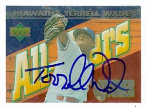 75101 Terrell Wade Autographed Baseball Card Atlanta Braves 1994 Upper Deck No .91 Minor League -  Autograph Warehouse