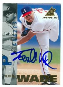75114 Terrell Wade Autographed Baseball Card Atlanta Braves 1997 Pinnacle No .69 -  Autograph Warehouse
