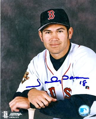 78018 Johnny Damon Autographed 8 x 10 Photo Boston Red Sox Image No .1 -  Autograph Warehouse