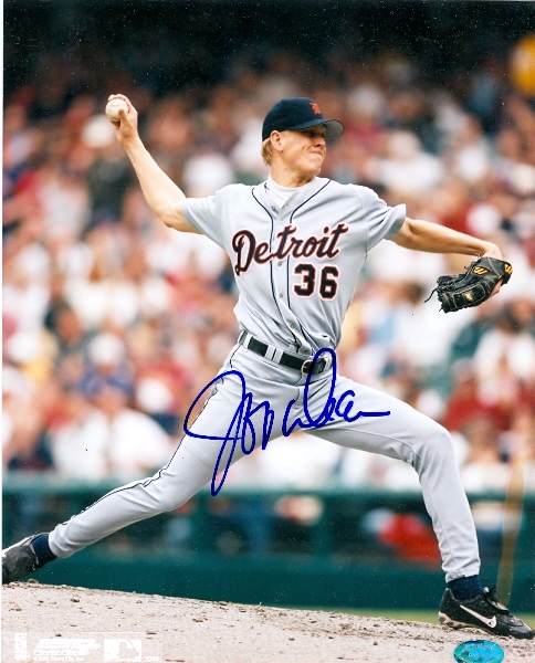 78230 Jeff Weaver Autographed 8 x 10 Photo Detroit Tigers -  Autograph Warehouse