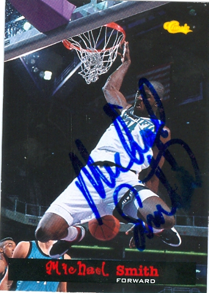 Michael Smith autographed Basketball Card (Providence) 1994 Classic #32 - Autographed College Cards