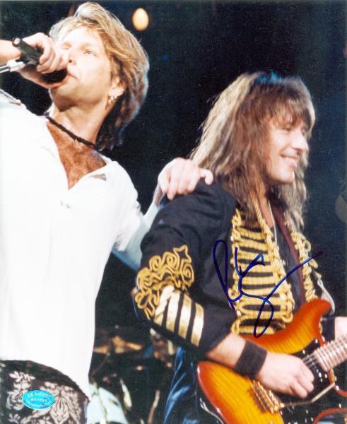 80260 Richie Sambora Autographed 8 x 10 Photo Bon Jovi Guitarist Image No .1 -  Autograph Warehouse