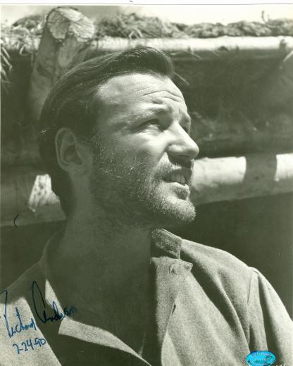 81444 Richard Anderson Autographed 8 x 10 Photo Image No .1