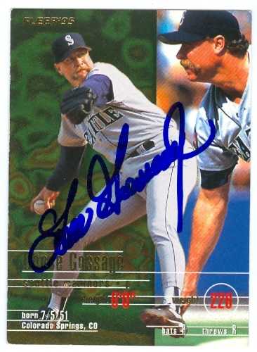 81711 Goose Gossage Autographed Baseball Card Seattle Mariners 1995 Fleer No .268 -  Autograph Warehouse