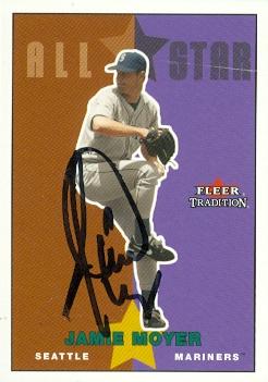 82114 Jamie Moyer Autographed Baseball Card Seattle Mariners 2003 Fleer Tradition All Star No .U225 -  Autograph Warehouse