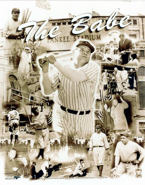 82948 Babe Ruth Photo New York Yankees Size 8 x 10 Image No .2