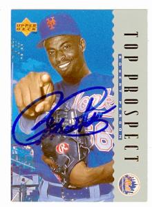 83217 Robert Person Autographed Baseball Card New York Mets 1995 Upper Deck No .263 -  Autograph Warehouse