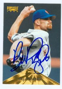 83257 Bill Pulsipher Autographed Baseball Card New York Mets 1996 Pinnacle No .2
