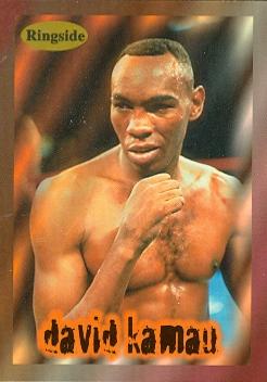 David Kamau Card Boxing 1996 Ringside No .42