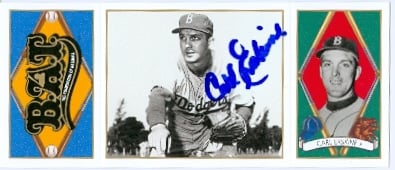 84950 Carl Erskine Autographed Baseball Card Brooklyn Dodgers 1993 Upper Deck All Time Heroes No .46 -  Autograph Warehouse