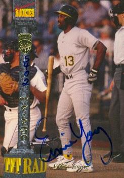 88251 Ernie Young Autographed Baseball Card Minor League 1994 Signature Rookies -  Autograph Warehouse