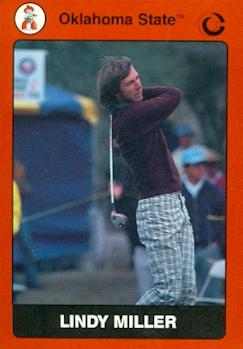 Lindy Miller Golf Card Oklahoma State 1990 Collegiate Collection No . 91