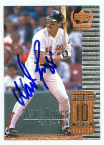 93610 Wade Boggs Autographed Baseball Card Boston Red Sox 1999 Upper Deck Century Legends No . 60