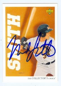 Mark Smith autographed baseball card (Baltimore Orioles Hagerstown Suns) 1992 Upper Deck #38 Minor League - Autographed Baseball Cards