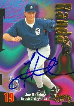 96139 Joe Randa Autographed Baseball Card Detroit Tigers 1998 Skybox Thunder No. 84 -  Autograph Warehouse