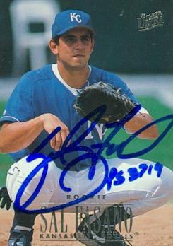 Sal Fasano autographed Baseball Card (Kansas City Royals) 1996 Fleer Ultra #353 - Autographed Baseball Cards