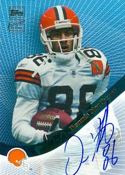 Autograph Warehouse 99058 Dennis Northcut Autographed Football Card Cleveland Browns 2003 Topps Certified Rookie No. T-Dn