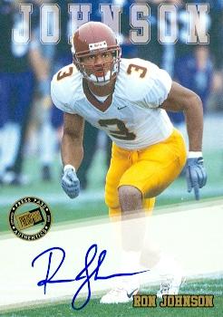 Autograph Warehouse 99967 Ron Johnson Autographed Football Card Minnesota 2002 Press Pass Rookie