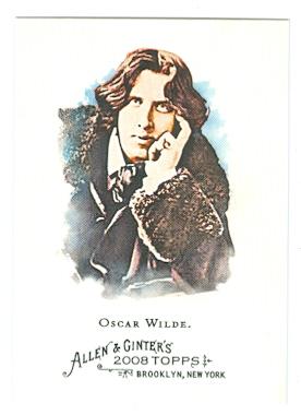 Picture of Autograph Warehouse 100591 Oscar Wilde Trading Card 2008 Topps Allen And Ginters No. 276