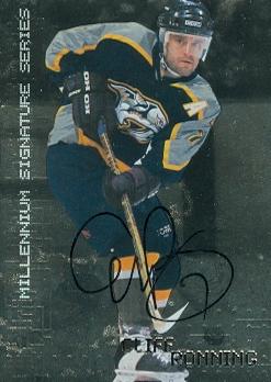 100716 Cliff Ronning Autographed Hockey Card Nashville Predators 1999 In The Game No. 137