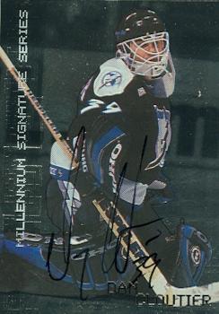 100726 Dan Cloutier Autographed Hockey Card Tampa Bay Lightning 1999 In The Game No. 219