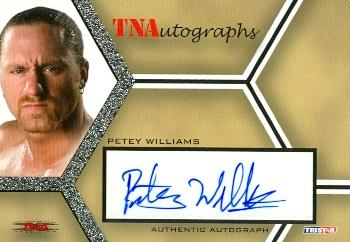 Picture of Autograph Warehouse 100727 Petey Williams Autographed Trading Card Wrestling 2008 Tristar Tna No. A-Pw