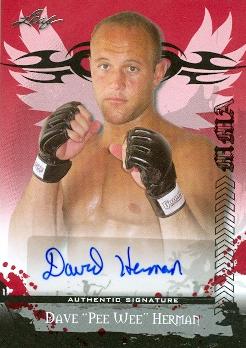 Picture of Autograph Warehouse 100733 Dave Pee Wee Herman Autographed Trading Card Mma 2010 Leaf No. Av-Dh2