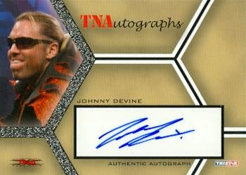 Picture of Autograph Warehouse 100746 Johnny Devine Autographed Trading Card Wrestling 2008 Tristar Tna No. A-Jd