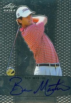 Picture of Autograph Warehouse 100769 Ben Martin Autographed Trading Card Golf 2011 Leaf No. Ba-Bm3