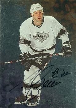 100787 Ian Laperriere Autographed Hockey Card Los Angeles Kings 1998 In The Game No. 65
