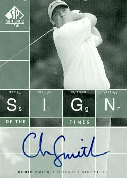 Picture of Autograph Warehouse 100797 Chris Smith Autographed Trading Card Golf 2002 Upper Deck Sp No. St-Sm