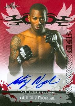 Picture of Autograph Warehouse 100818 Anthony Njokvani Autographed Trading Card Mma 2010 Leaf No. Av-An1
