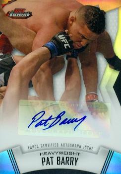 Picture of Autograph Warehouse 100844 Pat Barry Autographed Trading Card Mma 2012 Topps Ufc Finest No. A-Pb