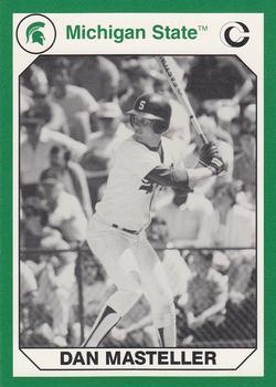 Picture of Autograph Warehouse 101176 Dan Masteller Baseball Card Michigan State 1990 Collegiate Collection No. 174
